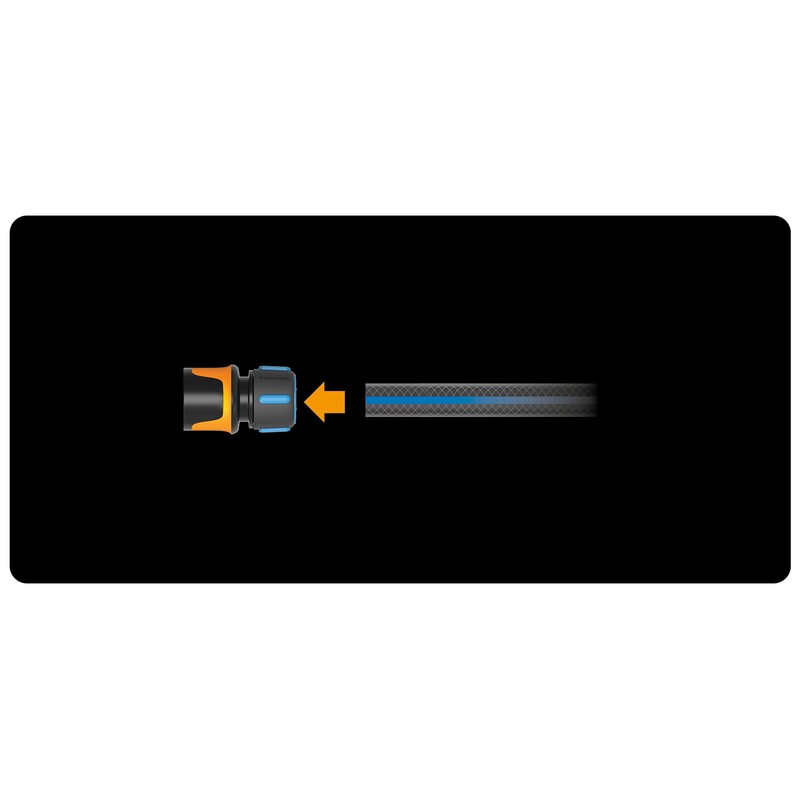 Fiskars Hose Connection, SoftGrip Contact Points, Universal Size, Diameter 1.3-1.5