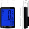 Bicycle Speedometer LCD Display Wireless Bike Computer Odometer Waterproof Bike