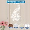 MAYJOYDIY Peacock Stencil 11.7×8.3inch Large Peacock Drawing Stencils with Paint