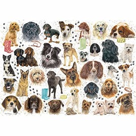 Dog Montage 1000pc Jigsaw Puzzle by OtterHouse