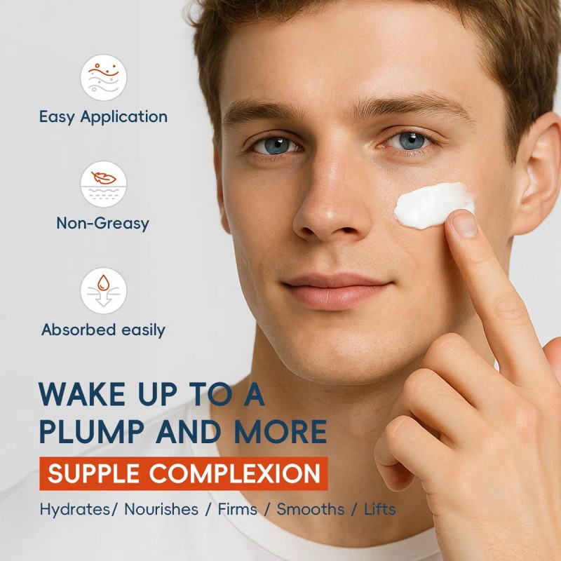 Crema Hidratante Nocturna Multiefecto Para Hombre 30 G