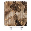 YSATNSFT Brown Marble Shower Curtain Abstract Marble Texture Art Modern