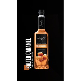 Salted Caramel Syrup for Coffee - Lattes, Mochas, Smoothies, & Shakes - Ice Slushies, Iced coffee, Pancake & Brownies 33.81 Fl. Ounces (1 liter) by Henry Fr. 1977 - Gluten Free (Packaging May Vary) (1 liter, Salted Caramel)