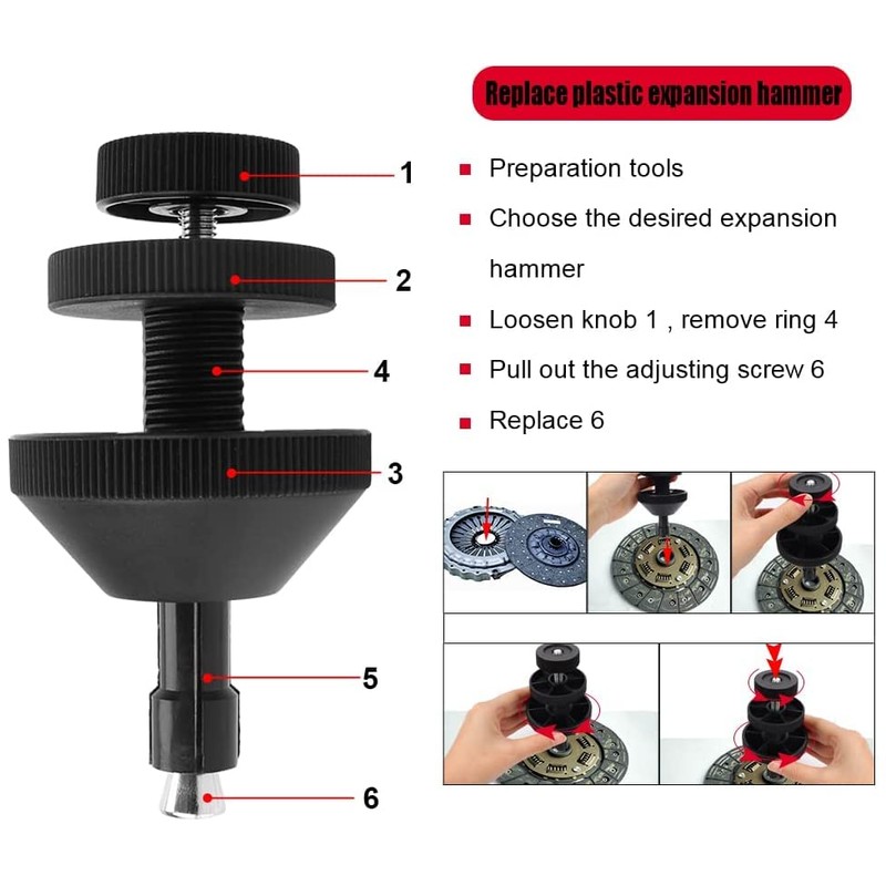 BTMIEY Universal Clutch Alignment Tool Disassembly Clutch Correction Tool