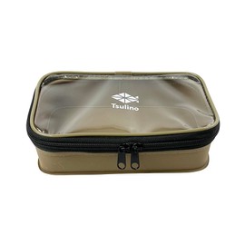 Tsurino EVA Case, EVA Accessory Case, Brown, Width 8.5 x Height 4.7 x Depth 2.2 inches (21.5 x 12.0 x 5.5 cm)