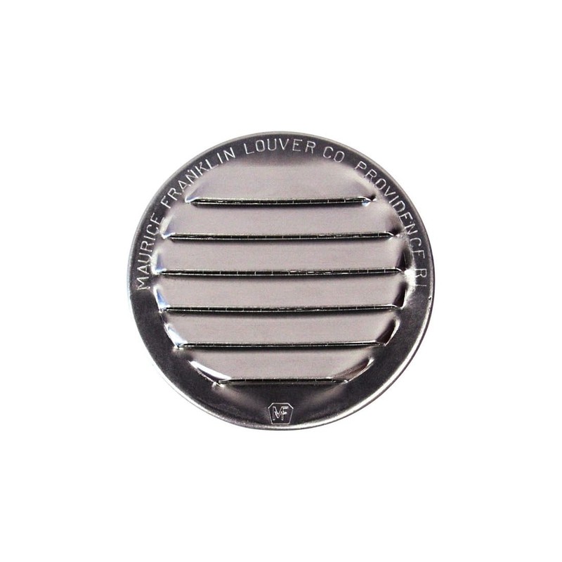 Maurice Franklin Louver-2.5" Round Aluminum Louver with Insect Screen (Priced