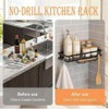 Spice Rack Wall 2 Pack Metal Kitchen Shelf Hanging No