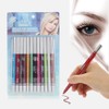 Eyeliner Set, 12 colores a prueba de agua de larga