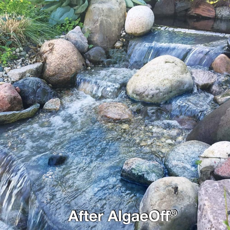 CrystalClear AlgaeOff Pond Algae Control Treatment, for Cleaner & Clearer