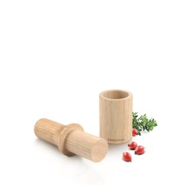 Tescoma 900875 Mortaio e pestello in legno ø 6 cm, Linea Online