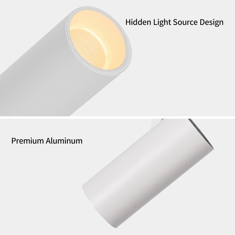 Aisilan 2 Pack 9W LED Modern Directional Dimmable Spot Light