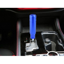 Abfer Metal Heavy Shift Knob, 5" Aluminum Alloy Weighted Gear Lever Stick Shifter Handle Fit Most Automatic Manual Vehicle (Blue)
