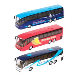 Teamsters Toy Model Coach City Vehicle Express Line Bus Tour - One supplied at random