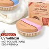 SURDOCA Dry Brushing Body Brush, Dry Brush Lymphatic Drainage, Wet