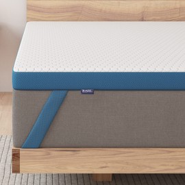 BedStory Firm Fusion Memory Foam Mattress Topper 4 inch Queen Size