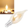 10PCS C35 LED Gold Filament Bulb 2700K 4W E14 Base