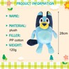 GUBOOM Bluey Plush Toy, Cuddly Toy, Bluey Plush Toy, Bluey