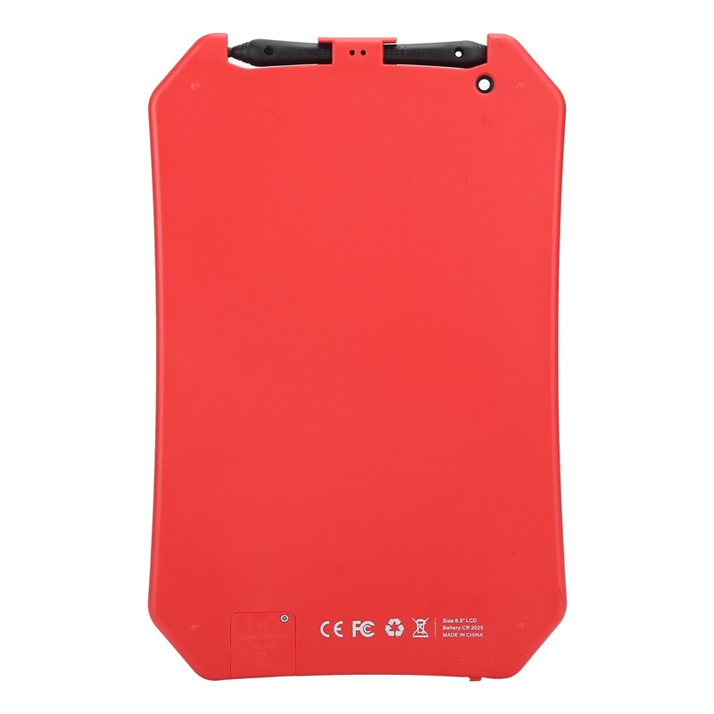 8.5in LCD Handwriting Board Bat Pattern Electronic Children Drawing TabletRed