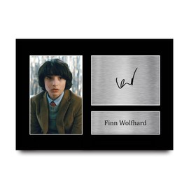 HWC Trading Finn Wolfhard Mike Wheeler Gifts Printed Autograph Display For TV Fans - A4