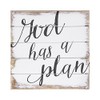 Sincere Surroundings PET10338 God Has a Plan 8 x 8, White