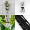 wonkeken 15-Piece Bungee Cords with Hooks - 25cm/9.8in Multi-Purpose Rubber