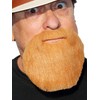 Realistic Extended GoateeFake Full Circle Beard, Novelty Costume Beard (Auburn)
