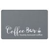 SHACOS Large Coffee Mat 2-Pack 16x24 Inch Absorbent Non Slip