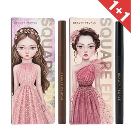 beauty people (Latest product) Ironclad Eyeliner Pencil Square Edge Black + Brown Original Product / (최신상) 철벽녀 아이라이너 펜슬 스퀘어 엣지 블랙+브라운 본품