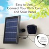 Wasserstein Solar Panel with Internal Battery - Compatible with Blink