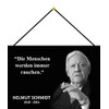 generisch Tin Sign 20 x 30 cm Curved with Cord