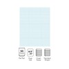 Staples Notepads, 8.5" x 11", Graph Ruled, White, 50 Sheets/Pad,