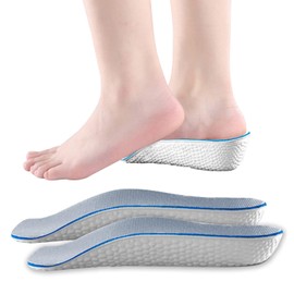 NINOMO Plantillas de altura, plantillas para zapatos para pie plano, Material de espuma suave, diseño ajustado al arco para aliviar la fatiga del pie, adecuado para todo tipo de calzado(1.5cm)