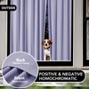 Deconovo Soild Rod Pocket Blackout Curtains, Light Purple, 42W x