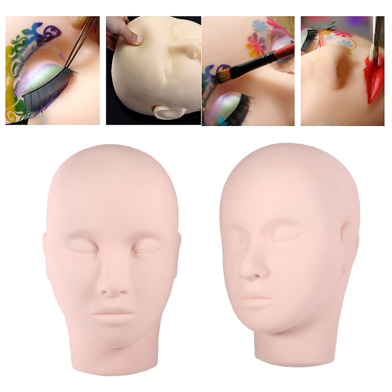 Makeup Practice Head, 1 Piece Improved Practice Mannequin Training Head