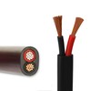 Non-Thinwall Automotive Flat Twin 2 Core Cable 0.65mm², 5.75A, 12V/24V