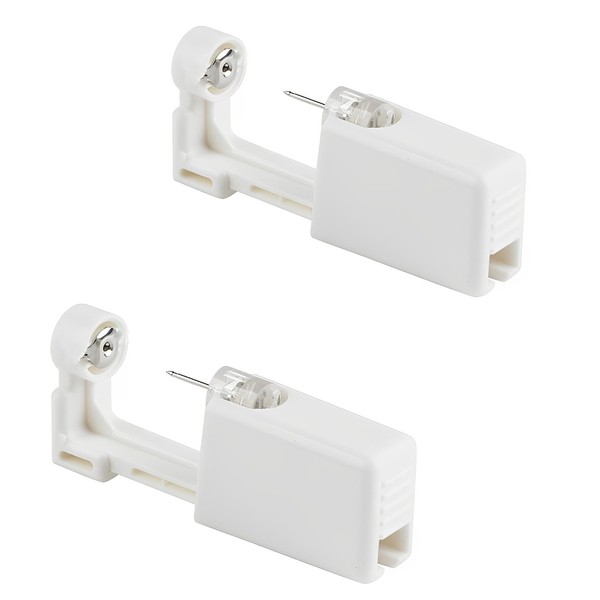 strrng 2 Pieces Ear Piercing Kit,Disposable Ear Piercing Kit,Peircing Gun,Piercing