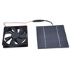 Solar Powered Exhaust Fan 10W Single Fan Waterproof Solar Panel