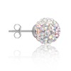 AOEDEJ 1 Pcs Disco Ball Earrings for Women Silver Ball