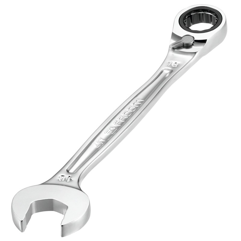 Facom FCM467B14 467B.14 Anti Slip Combination Ratcheting Spanner 14mm