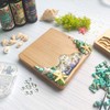 FUNSHOWCASE Juego de posavasos de madera de resina epoxi, kit