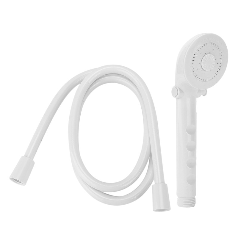 Handheld Shower Head Hose Kit 1in Thread 4.9ft Pipe Accessory