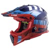 LS2 Helmets Gate Xcode Full Face Helmet (Gloss Red Blue