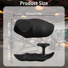 Gym Hand Grips, Anti-Slip Workout Rubber Weight Grips, Weight Lifting Anti-Slip Gym Grips, for Training and Exercise, Weight Lifting, Dumbbell, Deadlift