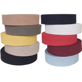 Correa de algodón pesado de 1 1/2 pulgadas - Correas para artes y manualidades - (natural, 10 yardas) - Mercancías útiles de MATADOR