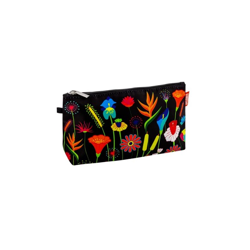 Cosmetic Bag - Zip Glam Black 25 x 14.5 x