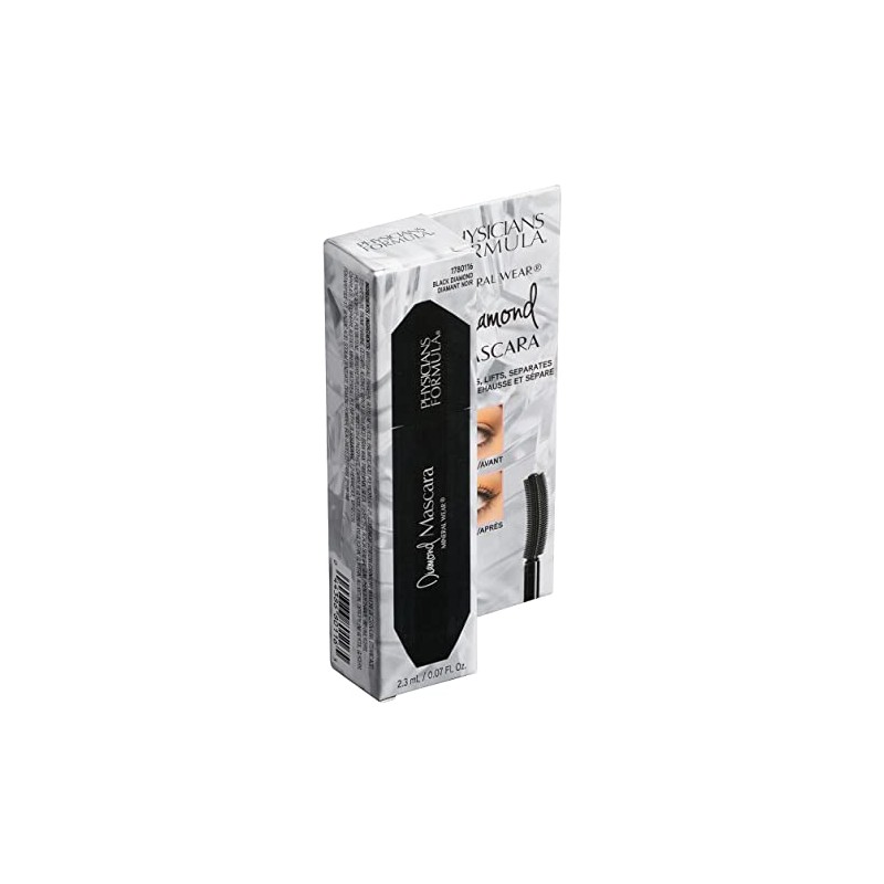Physicians Formula Mini Diamond Mascara Black 0.07 FL OZ |Dermatologist
