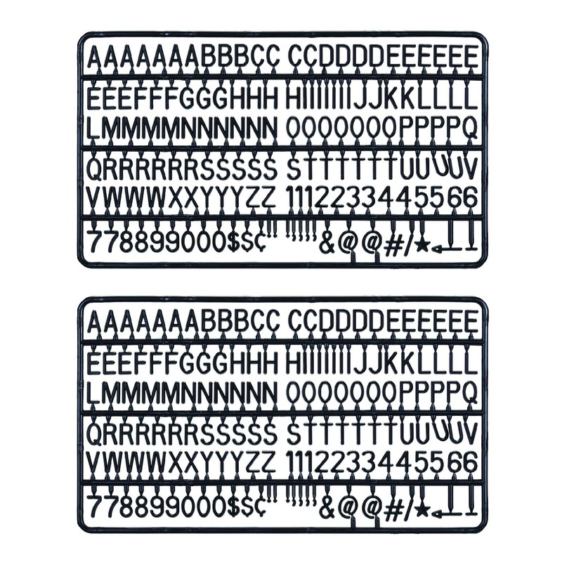 Letters for Felt Letter Boards, 300 Pieces Including Characters, Numbers