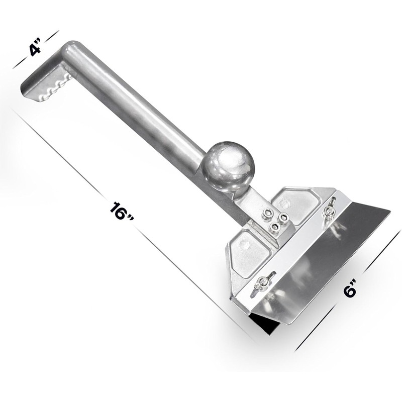 Professional Heavy Duty Grill Scraper for Flat Tops with Stainless