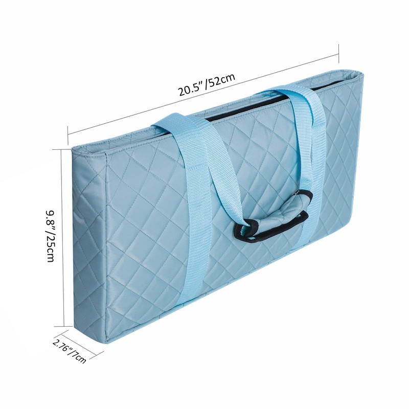 Empty Mahjong Bag(Blue) with A Mahjong Tile Bag And A