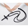 Rehoboth Men's Stainless Steel Nail Cross Pendant Necklace for Womens